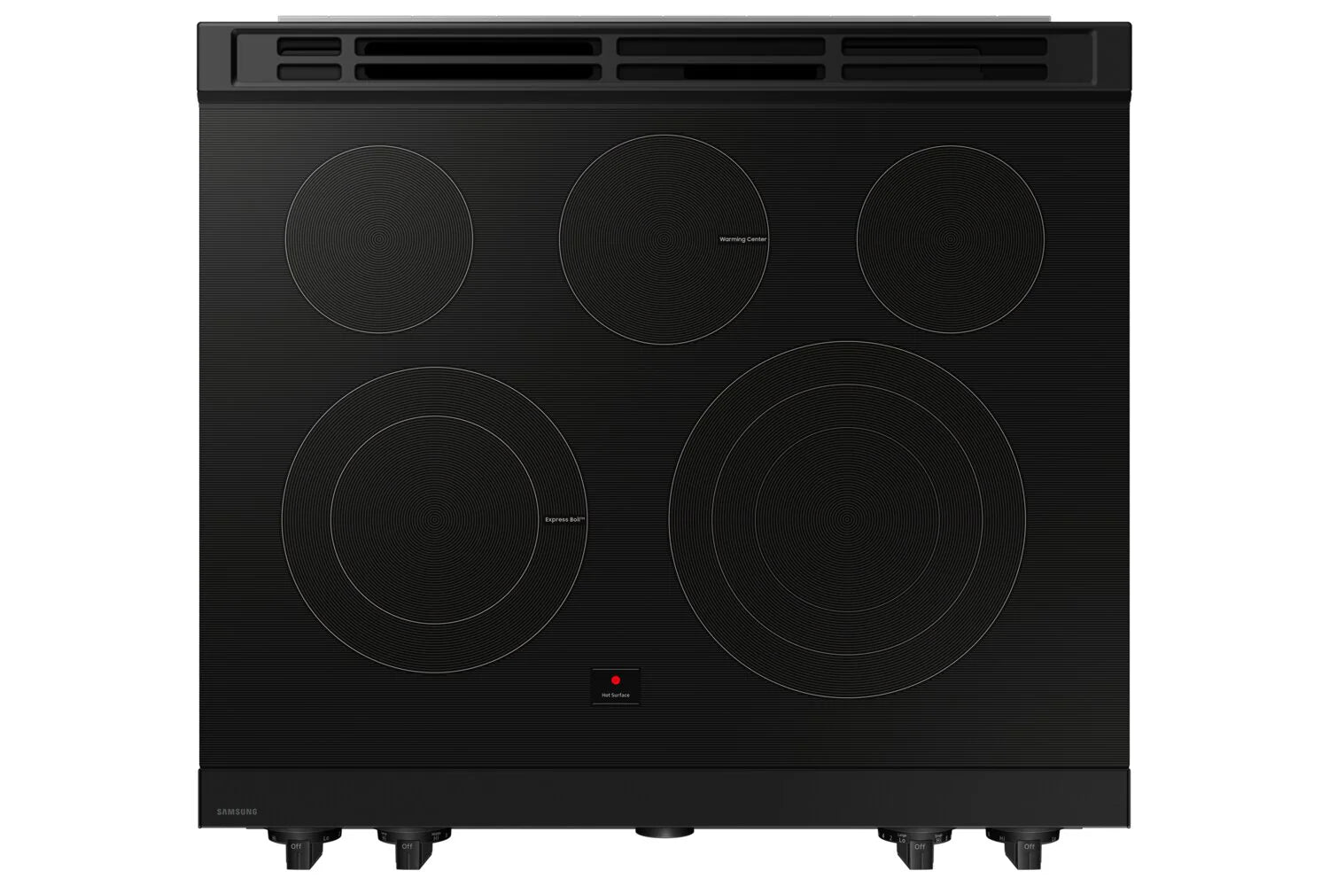 Cuisinière encastrable Samsung Bespoke de 30 po, 6,3 pi³, noir mat