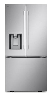 Réfrigérateur LG 25 pi³ Portes Françaises 33" Glace Double