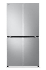 LG 24 cu. ft. 4-Door French Door Counter-Depth Refrigerator in Stainless Steel