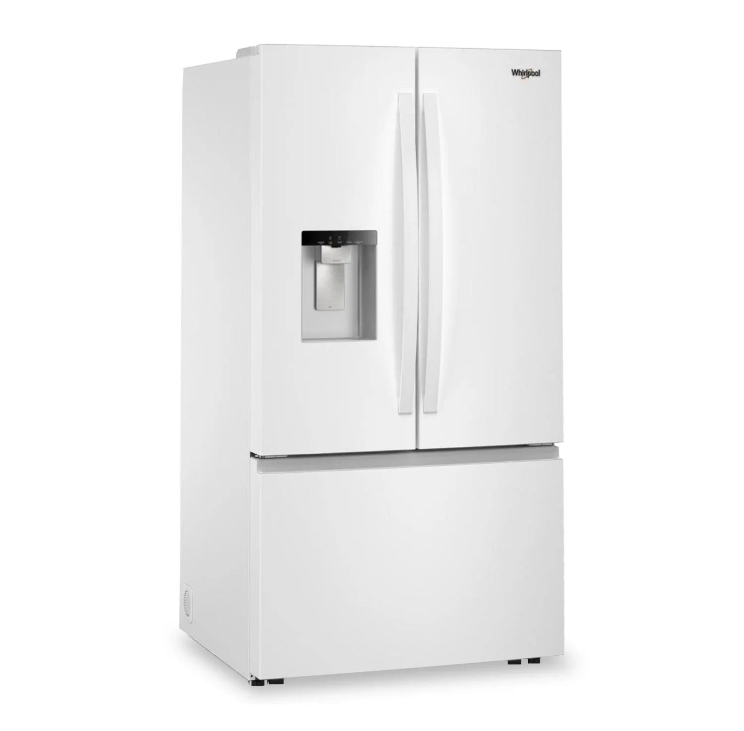 Réfrigérateur Whirlpool 36 po 30 pi³ Portes françaises blanc avec eau et glace WRFF3536SW