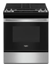 Cuisinière à gaz Whirlpool WEG515S0LS encastrable acier inoxydable 5 pi³