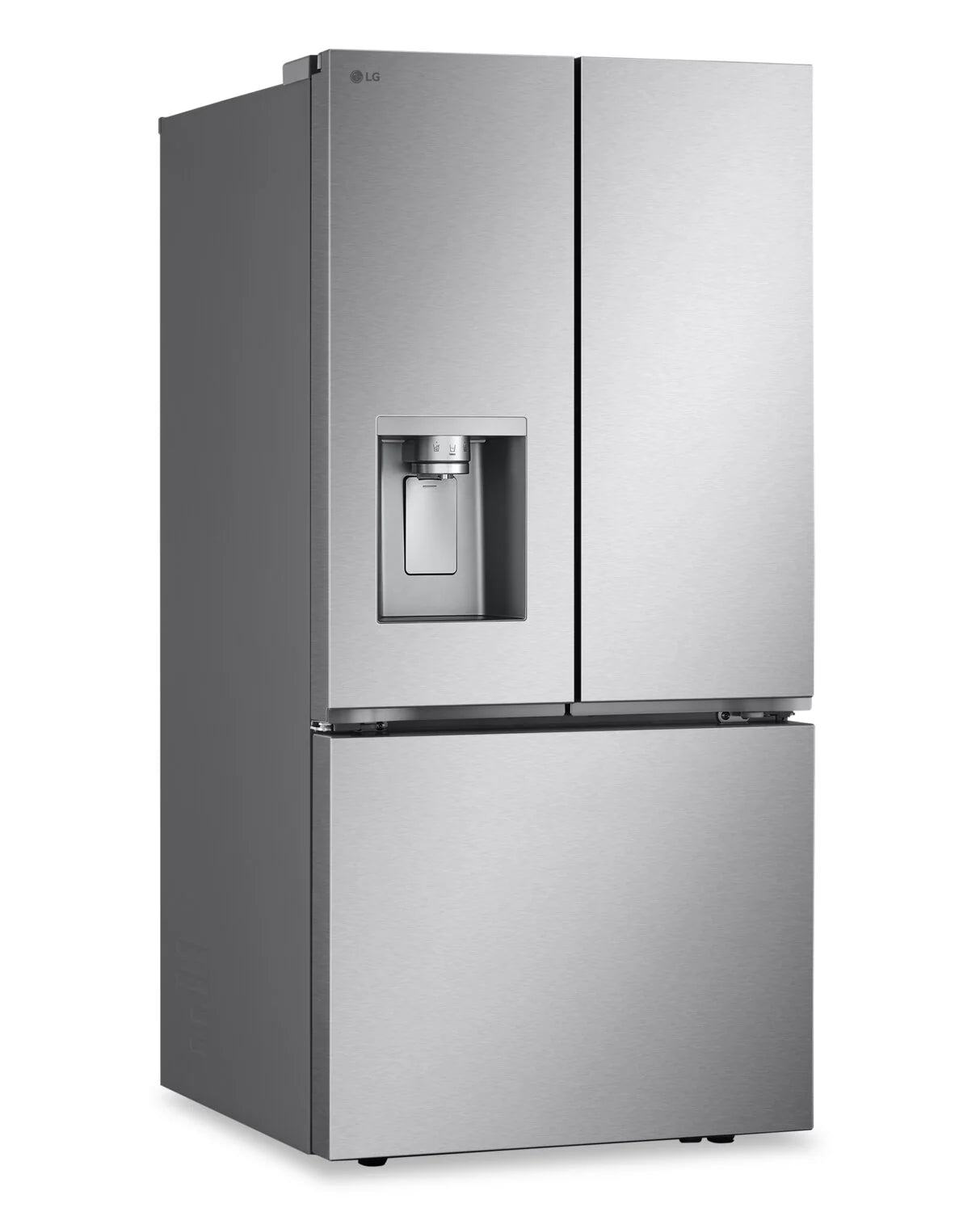 Réfrigérateur LG 33" 24,2 pi³ Portes Françaises avec Distributeur Eau/Glace Inox LF25S6330S