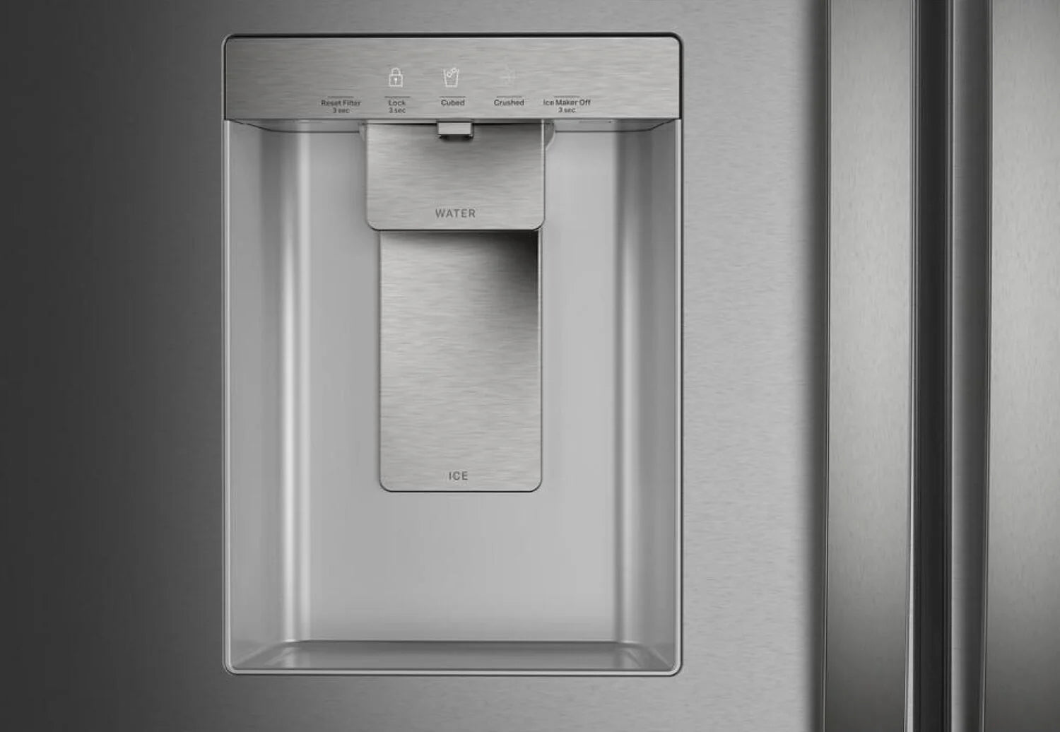 Réfrigérateur Whirlpool 36 po Portes Françaises 30 pi³ Inox