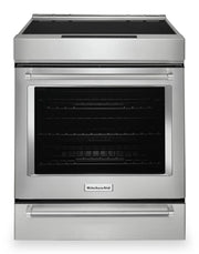 KitchenAid 30" 6.4 cu. ft. Induction Range with Air Fry Stainless Steel
