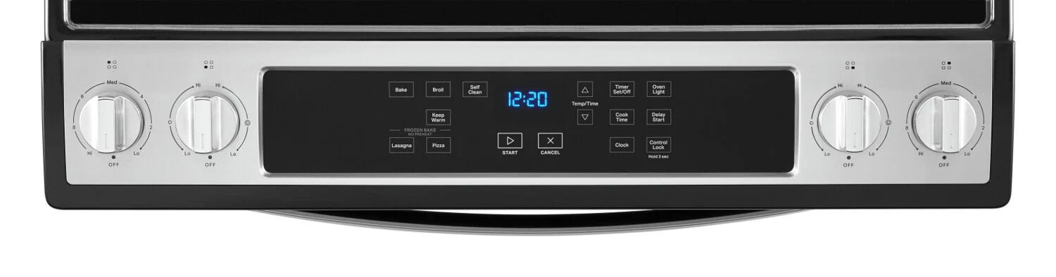 Cuisinière Whirlpool 4,8 pi³ Inox 30 po YWEE515S0LS