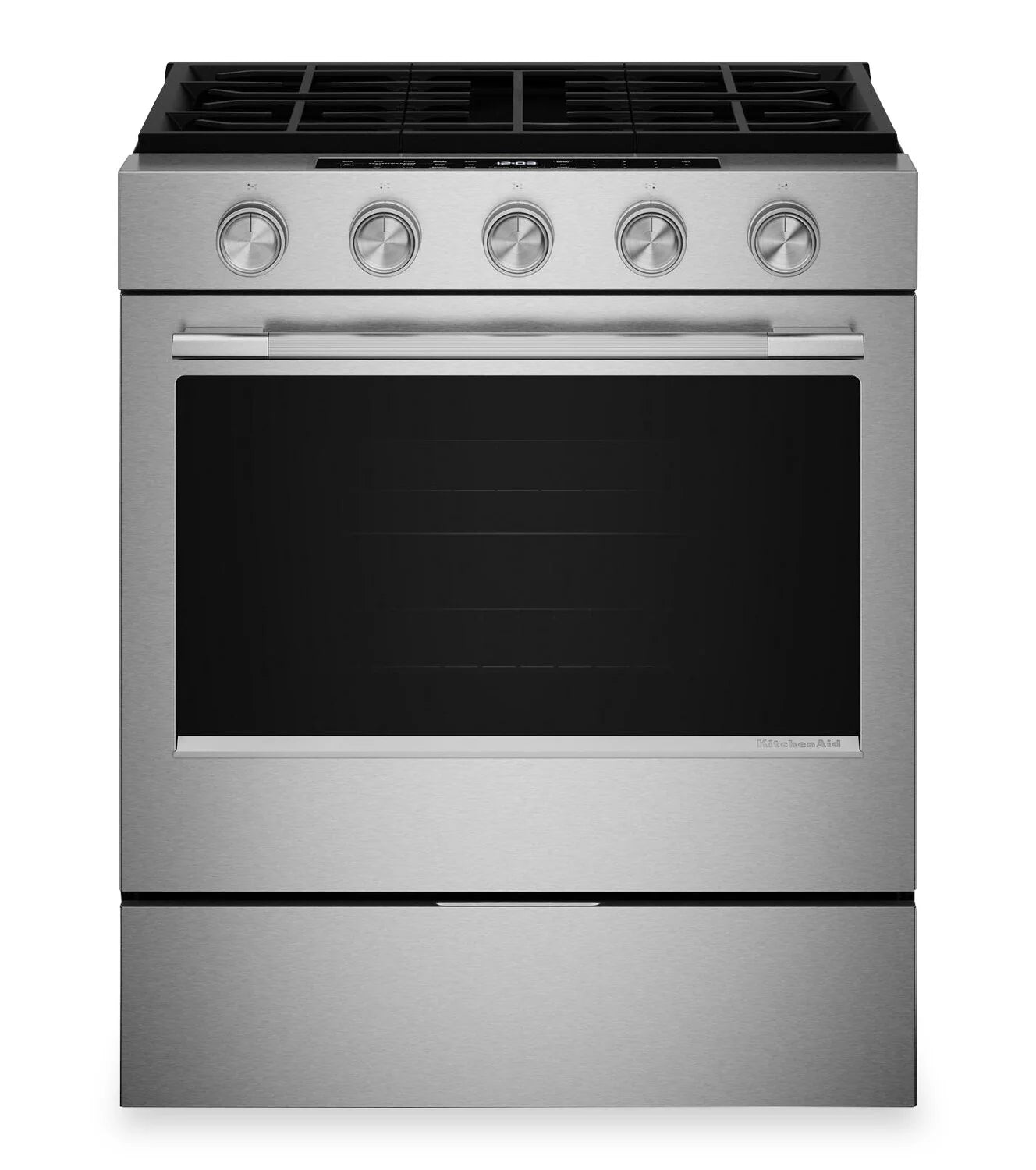 Cuisinière KitchenAid Gaz 5 pi³ Encastrée Inox KSGS330SPS