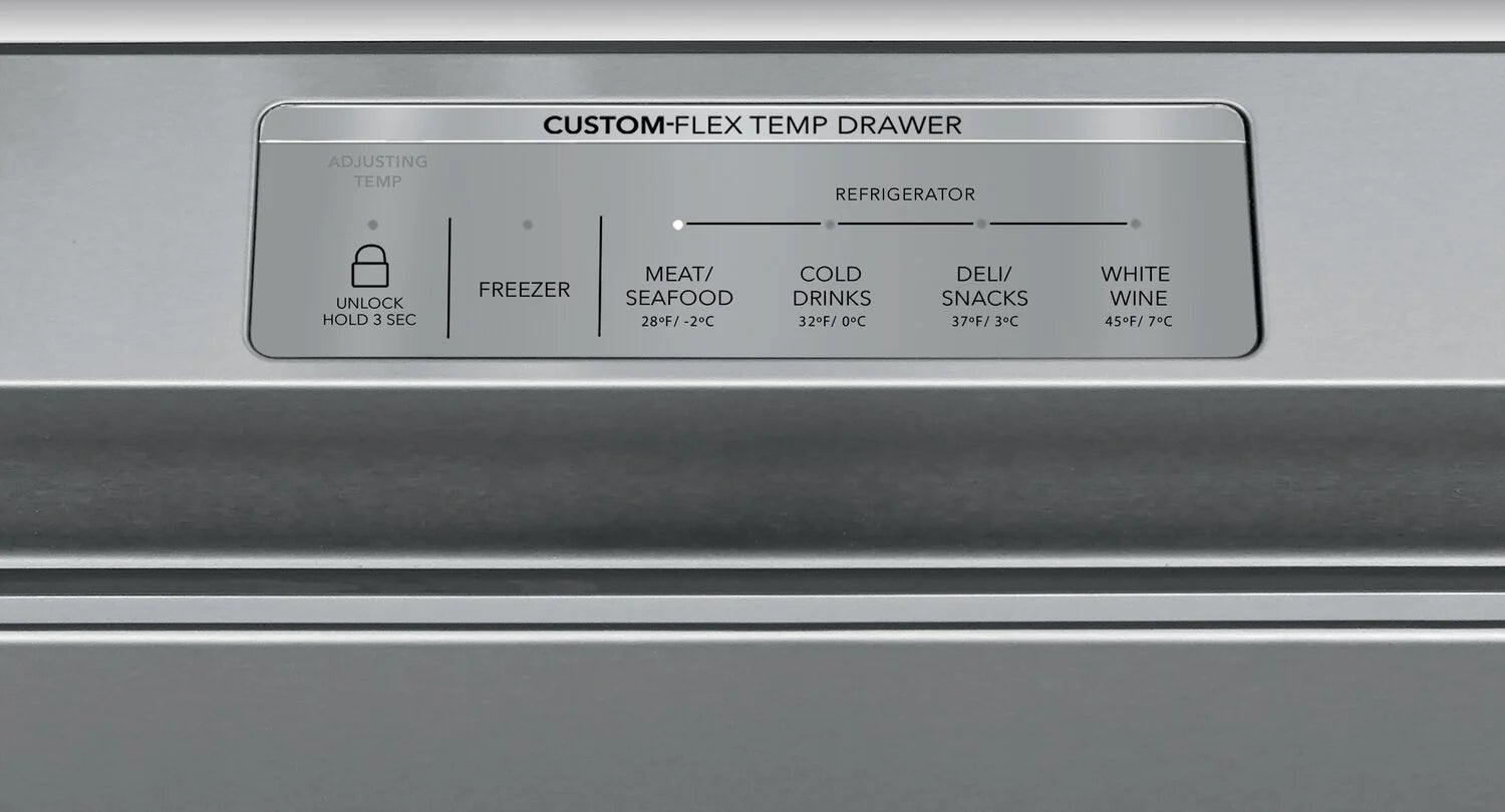Réfrigérateur Frigidaire Professional 36" 21,8 pi³ 4 Portes Françaises Inox PRMC2285AF