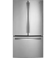 Réfrigérateur GE 27 pi³ Portes Françaises Inox sans Trace