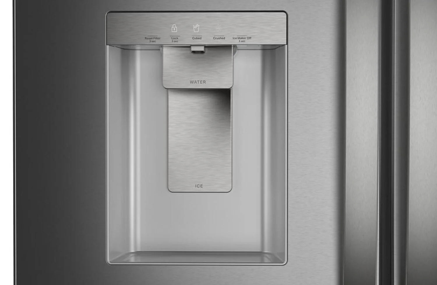 Réfrigérateur Whirlpool 30 pi³ Portes Françaises 36" Inox