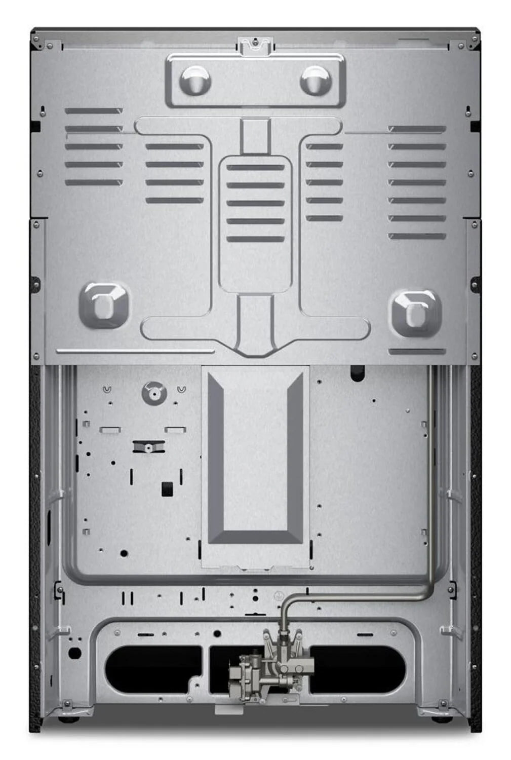 Cuisinière Whirlpool 30" 5 pi³ Gaz Air Fry Intelligente Inox