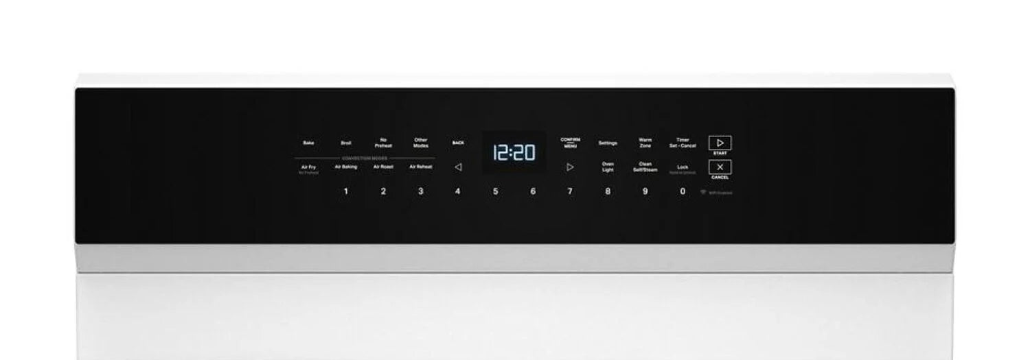 Cuisinière Whirlpool Gaz 5 pi³ Air Fry Blanche WFGS7530RW