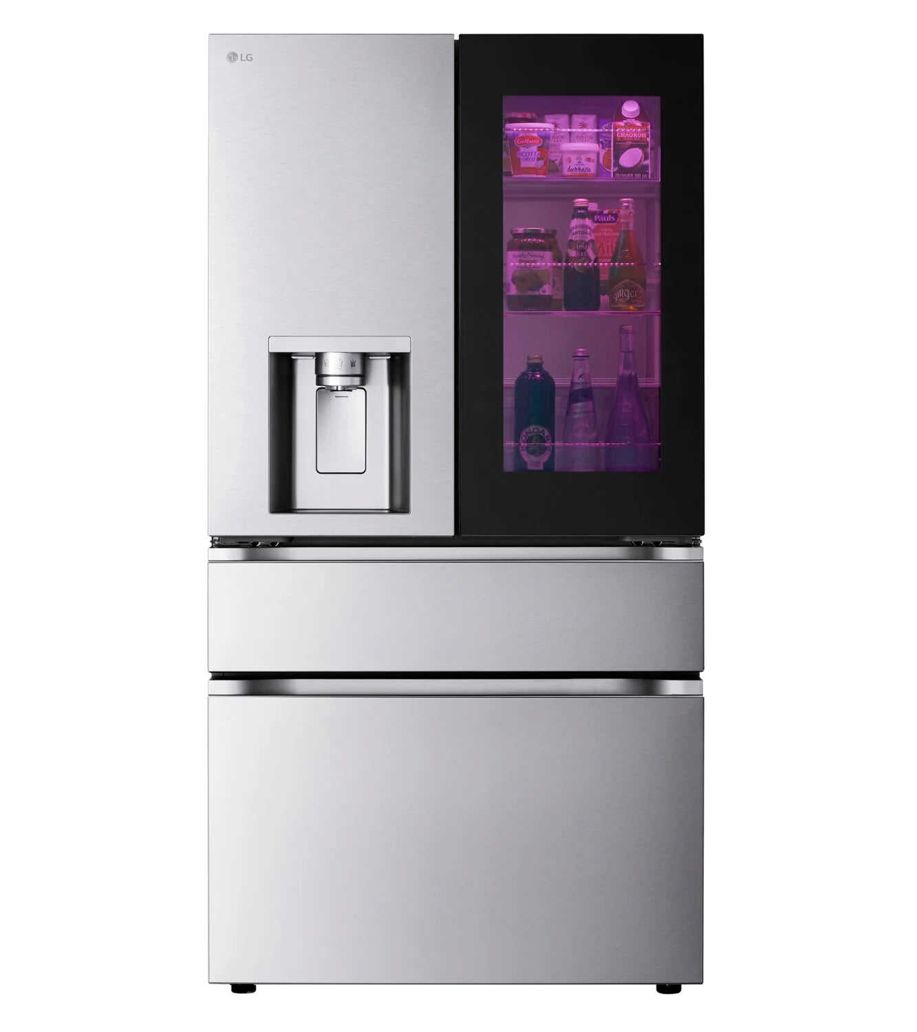 Réfrigérateur LG 29 pi³ InstaView™ MyColour™ Acier inoxydable 36"