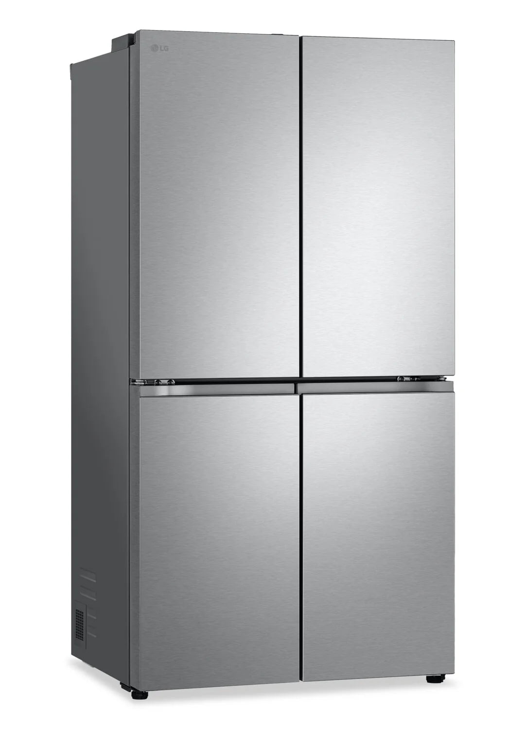 LG 24 cu. ft. 4-Door French Door Counter-Depth Refrigerator in Stainless Steel