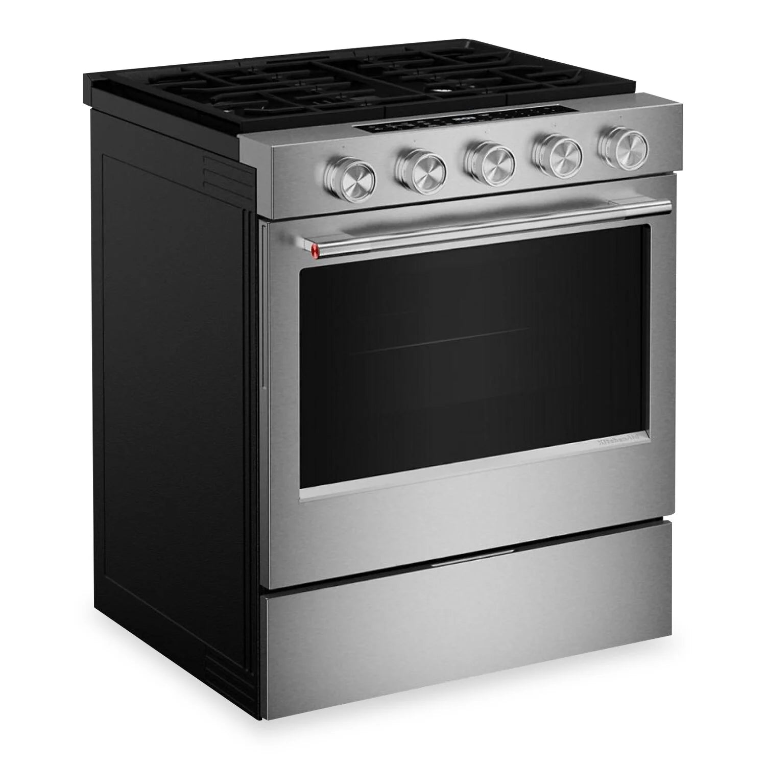 Cuisinière encastrable au gaz KitchenAid, 5 pi³, acier inoxydable KSGS330SPS