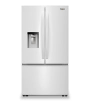 Réfrigérateur Whirlpool 36 po 30 pi³ Portes françaises blanc avec eau et glace WRFF3536SW