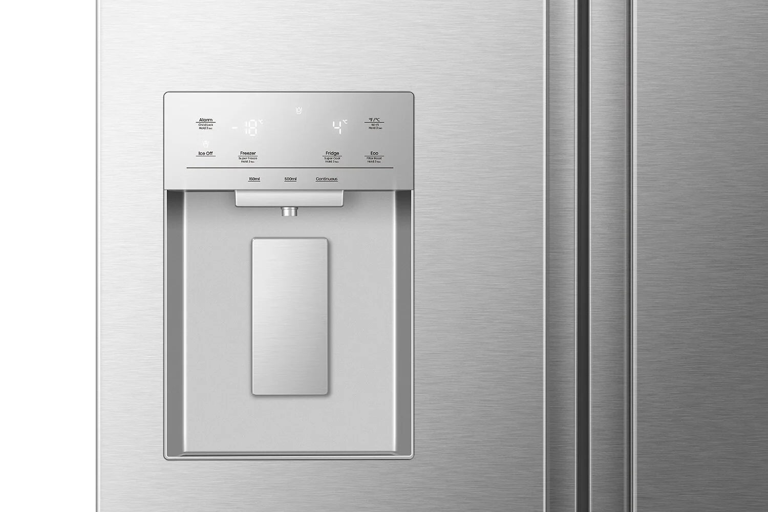 Réfrigérateur Hisense 22,4 pi³ French Door Inox 36"