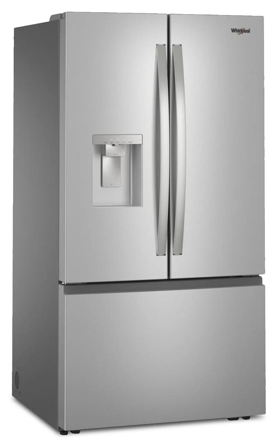 Réfrigérateur Whirlpool 36 po Portes Françaises 30 pi³ Inox