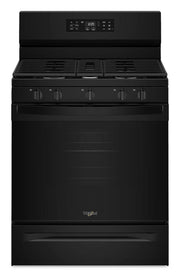 Cuisinière Whirlpool Gaz 5 pi³ Air Fry Noire WFGS4530SB