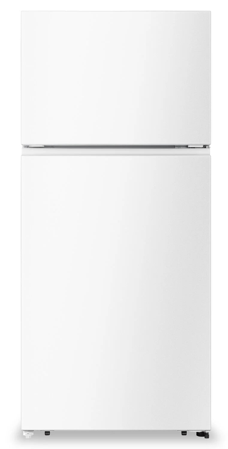 Réfrigérateur Hisense 30" 18 pi³ à Congélateur Supérieur Blanc sans Givre RT18A2FWD