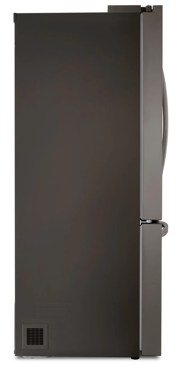 Réfrigérateur LG 36" 27 pi³ Portes Françaises Profondeur Comptoir MAX Inox Noir LRFLC2706D