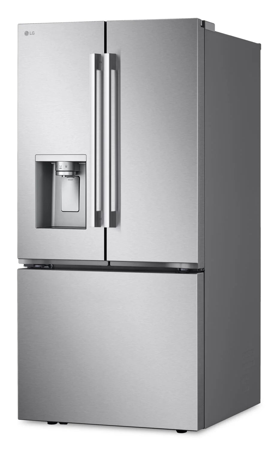 Réfrigérateur LG 25 pi³ Portes Françaises 33" Glace Double