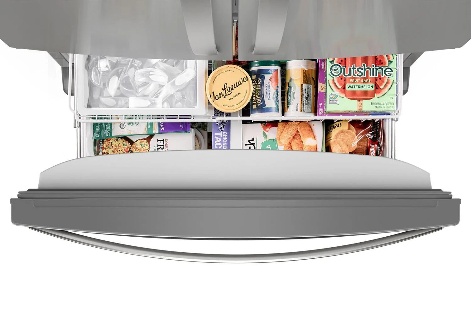 Réfrigérateur Whirlpool 20 pi³ Portes Françaises 36" Inox
