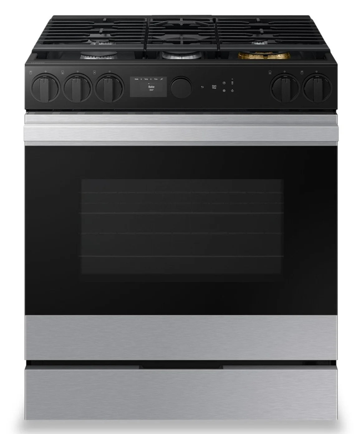 Cuisinière Samsung Bespoke Gaz 6 pi³ Air Sous Vide NSG6DG8500