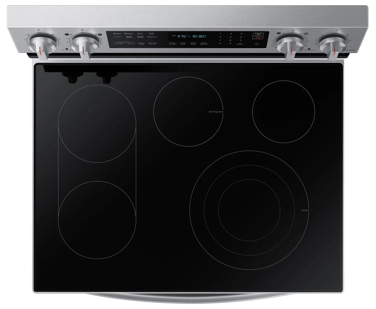 Cuisinière Samsung Élec. 6,3 pi³ Air Fry Inox NE63A6711SS