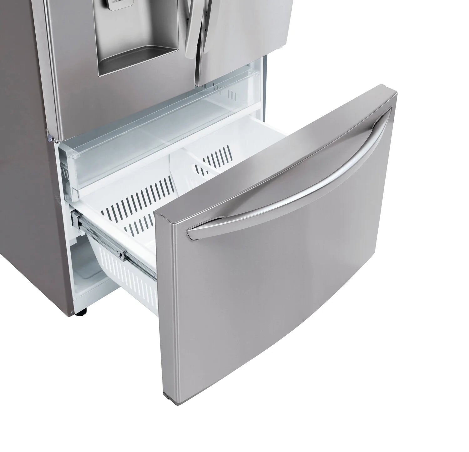 Réfrigérateur LG 36" 27,8 pi³ Portes Françaises Inox Smudge-Proof SlimSpace™ LRFS28XBS