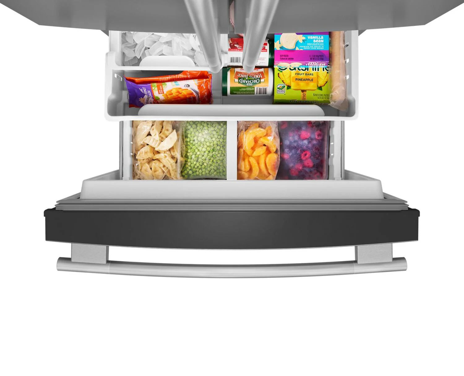 Réfrigérateur KitchenAid 30 po 20 pi³ à portes françaises en acier inoxydable PrintShield™ KRFF330SPS