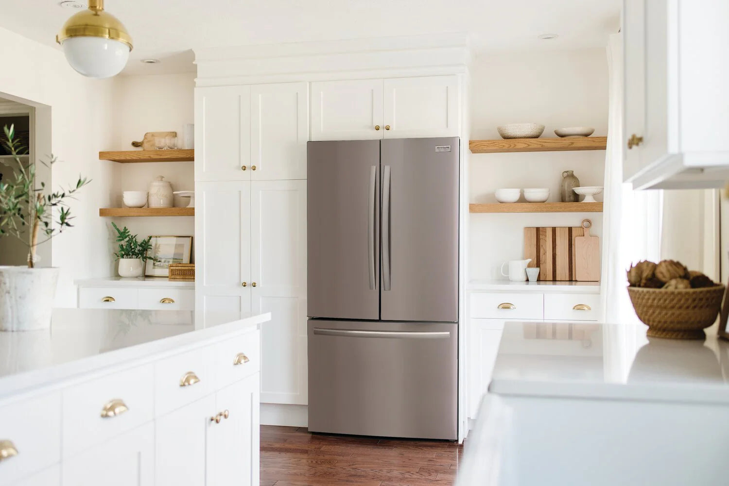 Réfrigérateur Frigidaire Gallery 36" 28,8 pi³ à portes françaises en acier inoxydable anti-traces de doigts GRFN2853AF