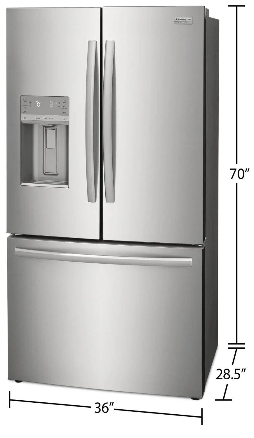Réfrigérateur Frigidaire Gallery 23 pi³ French Door Inox