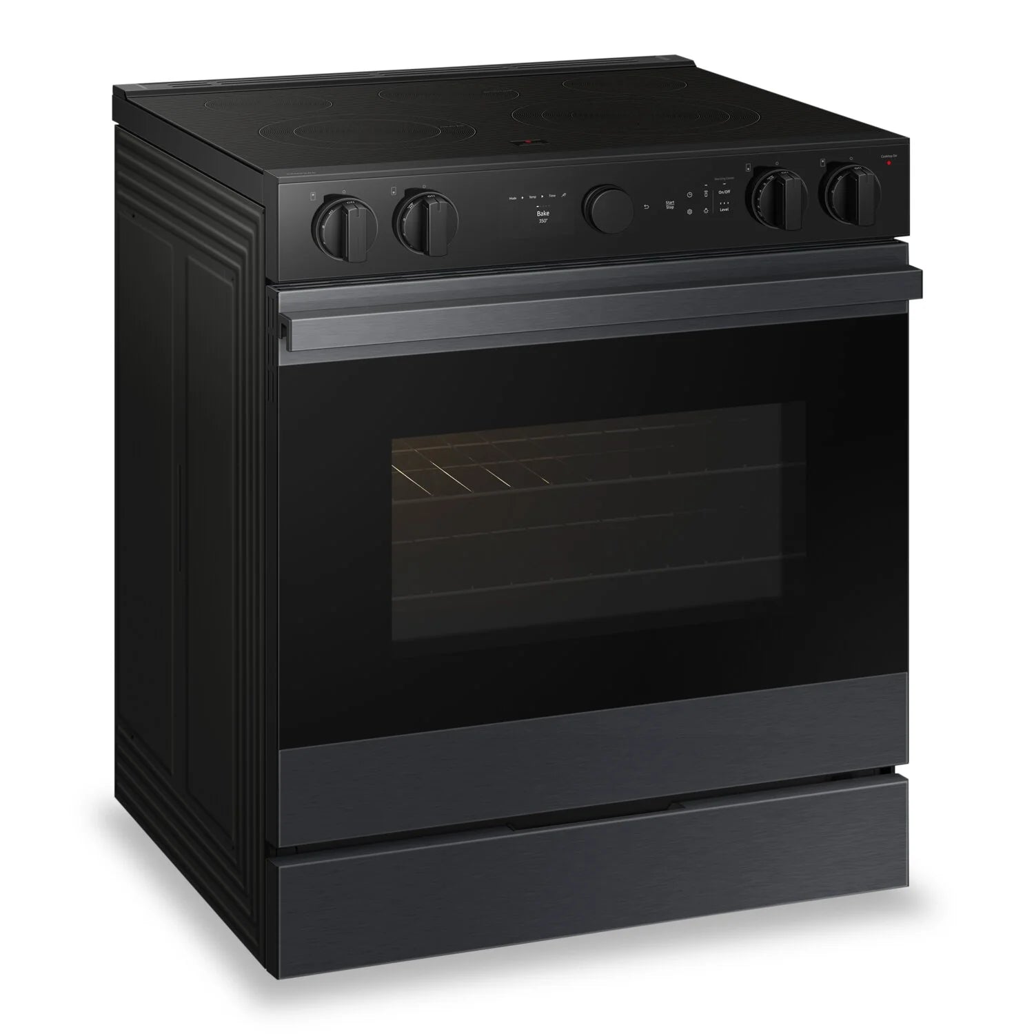 Cuisinière encastrable Samsung Bespoke de 30 po, 6,3 pi³, noir mat
