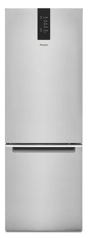 Réfrigérateur Whirlpool 13 pi³ Congélateur Bas 24" Inox