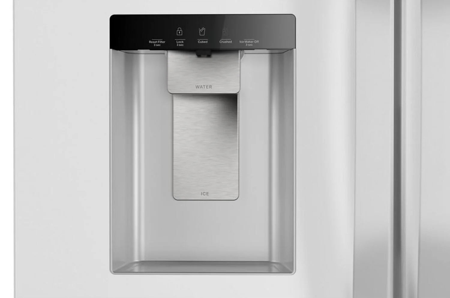 Réfrigérateur Whirlpool 36 po 30 pi³ Portes françaises blanc avec eau et glace WRFF3536SW