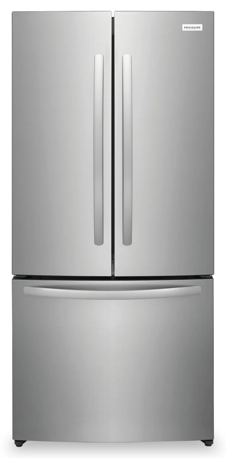 Réfrigérateur Frigidaire 31" 17,6 pi³ Portes Françaises Prof. Comptoir Acier Brossé FRFG1723AV