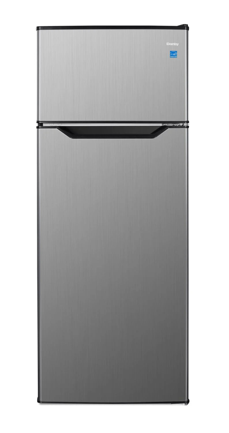 Réfrigérateur Danby 7,4 pi³ Congélateur Supérieur 22" Inox
