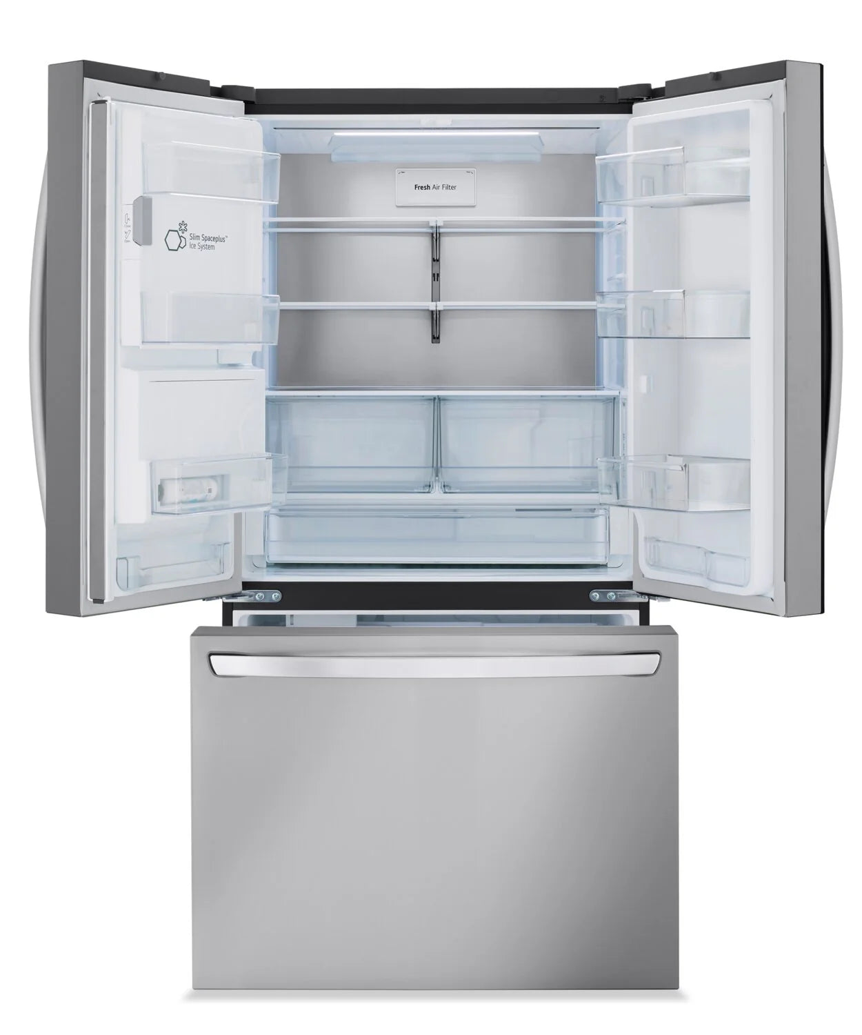 LG 26 cu. ft. Counter Depth 36" French Door Refrigerator with Dual Ice Maker