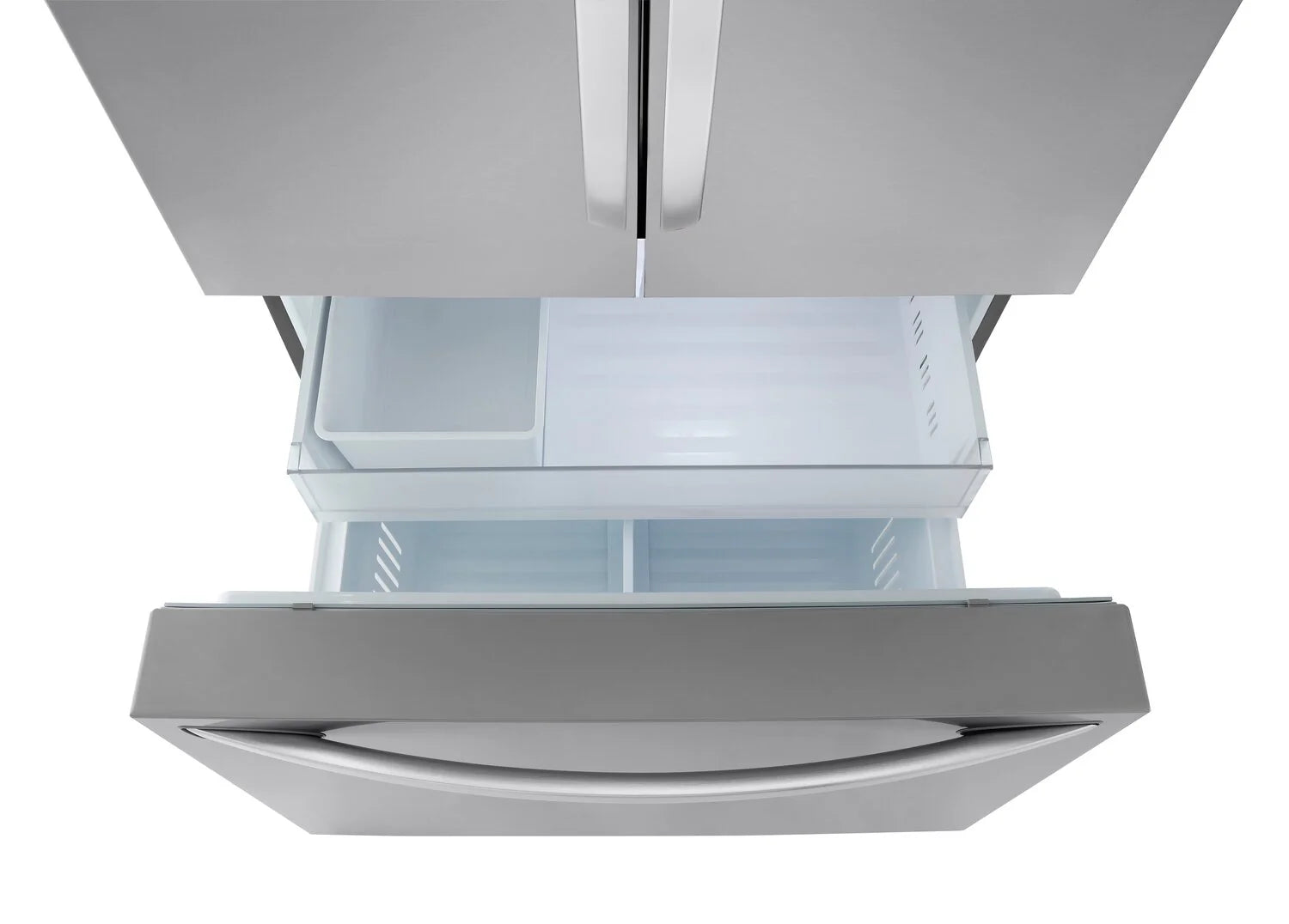 Réfrigérateur LG 36" 26,5 pi³ Portes Françaises Profondeur Comptoir MAX Inox LRFLC2706S