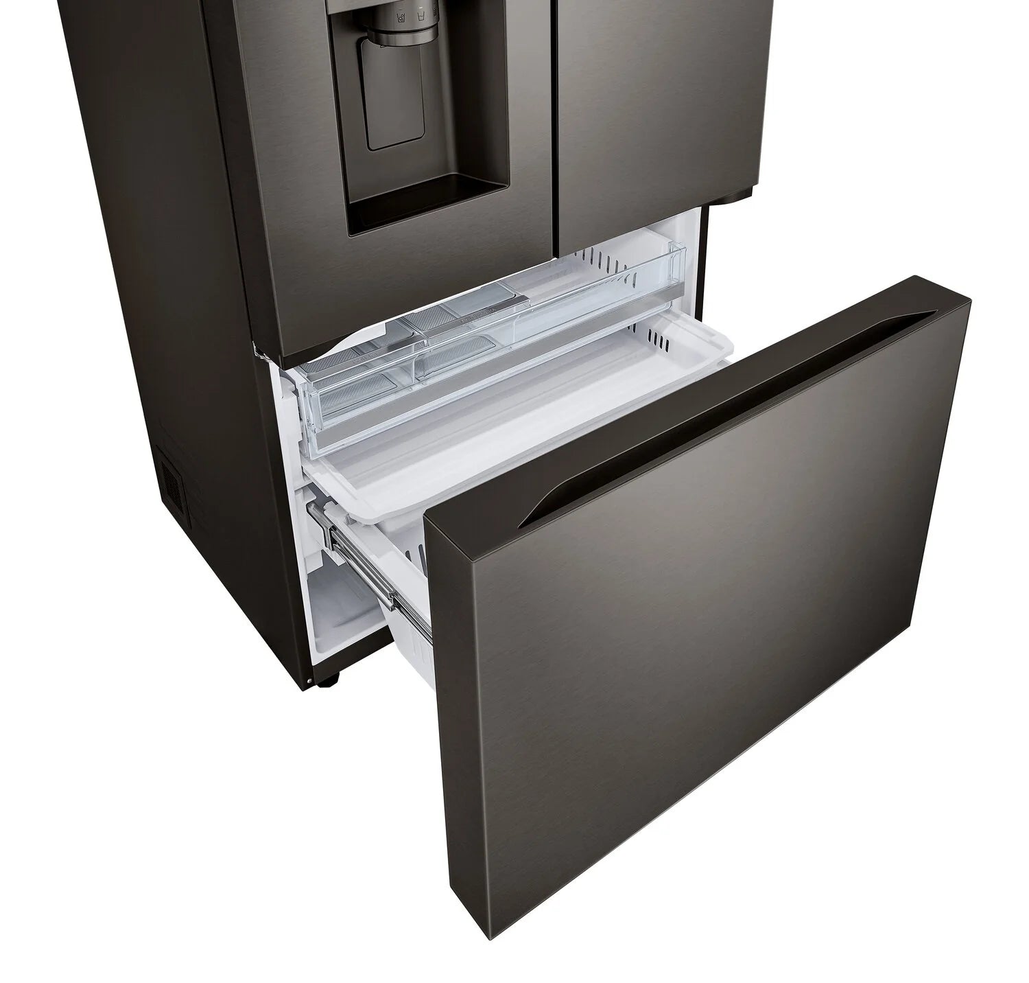 LG 26 cu. ft. Counter Depth Black Stainless 4-Door Refrigerator