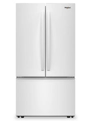 Réfrigérateur Whirlpool 31 pi³ Portes Françaises 36" Blanc