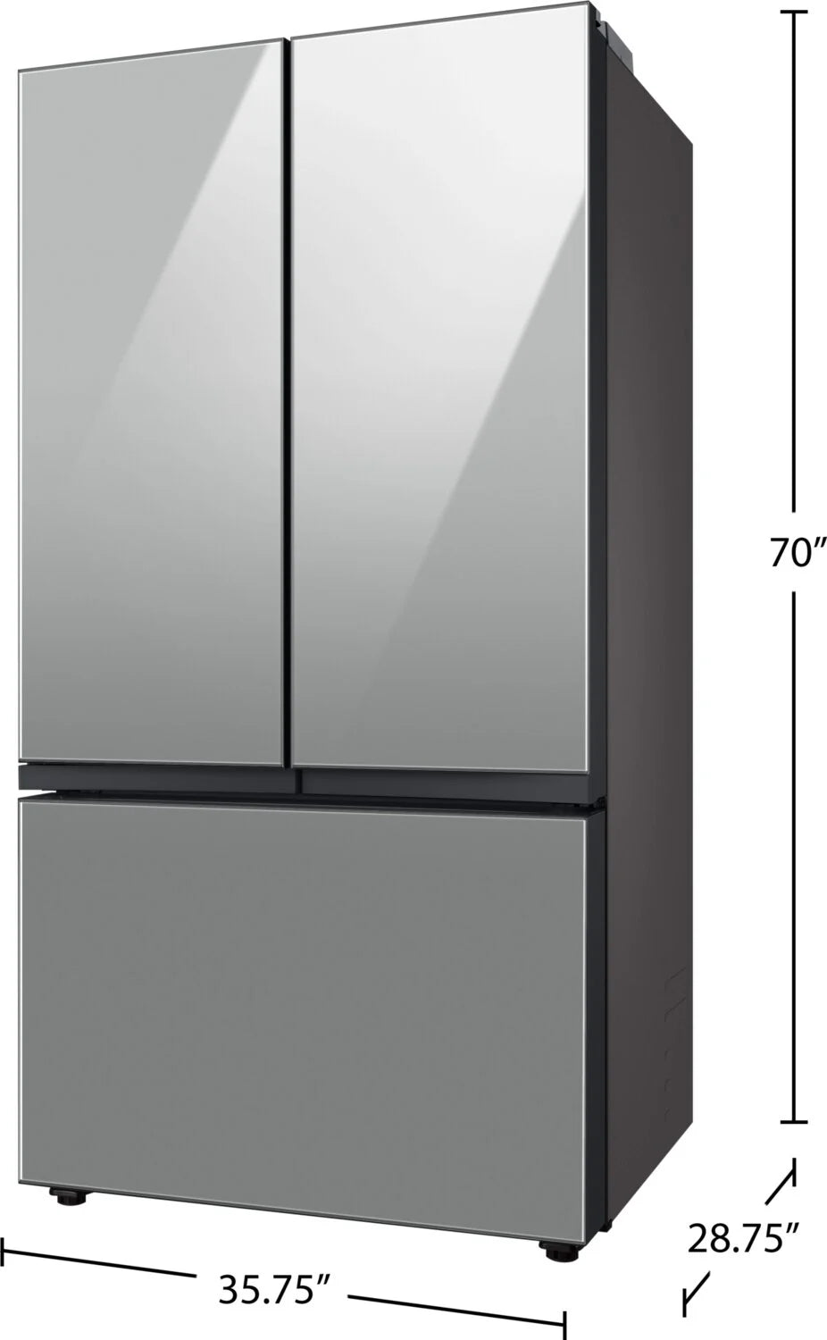 Samsung BESPOKE RF24BB6200 Refrigerator | 36" 24 cu. ft. Counter-Depth