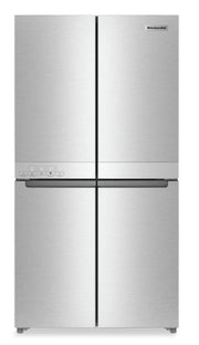 KitchenAid 19.4 cu. ft. 4-Door Stainless Steel 36-inch Refrigerator