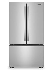 Réfrigérateur Whirlpool 36" 30,5 pi³ Portes Françaises Inox Anti-Traces WRFF3336SZ