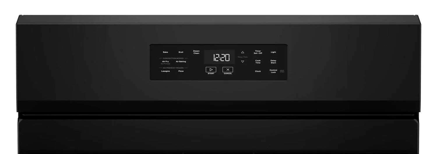 Cuisinière Whirlpool Gaz 5 pi³ Air Fry Noire WFGS4530SB