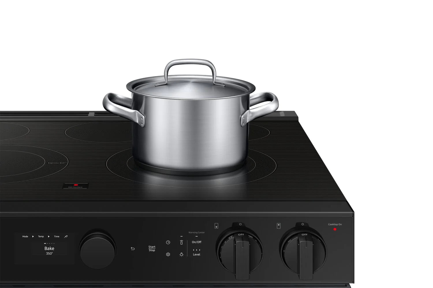 Cuisinière encastrable Samsung Bespoke de 30 po, 6,3 pi³, noir mat