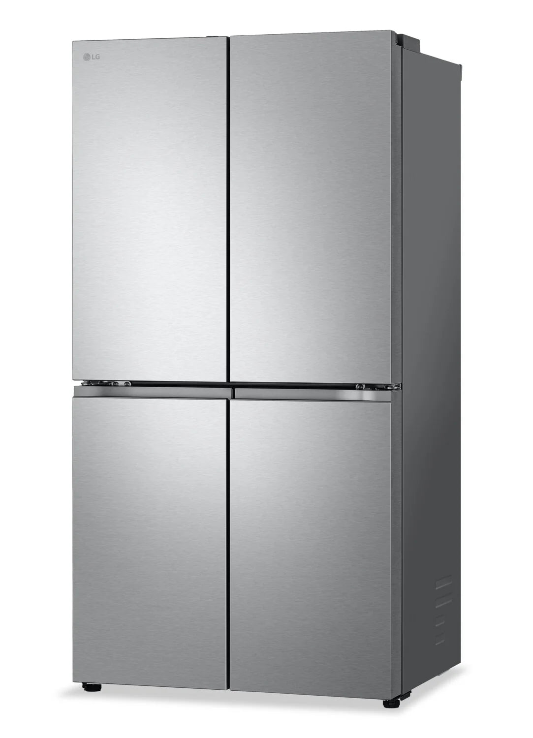 LG 24 cu. ft. 4-Door French Door Counter-Depth Refrigerator in Stainless Steel