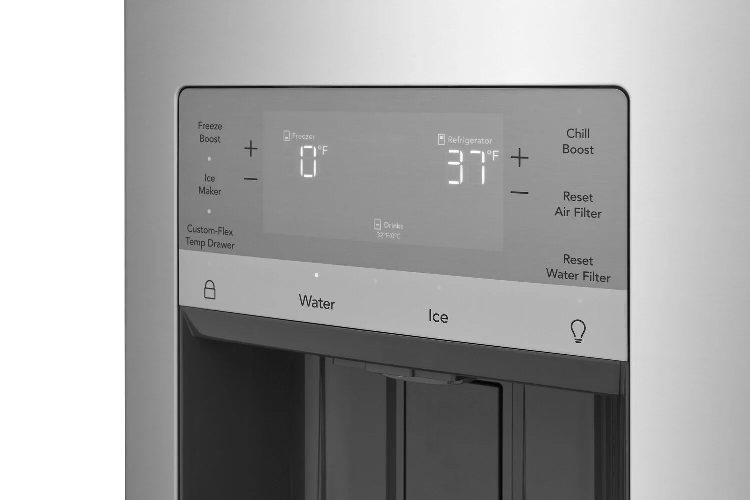 Réfrigérateur Frigidaire 36" 26,3 pi³ à 4 portes avec tiroir Custom-Flex en acier inoxydable FRMS2733AV