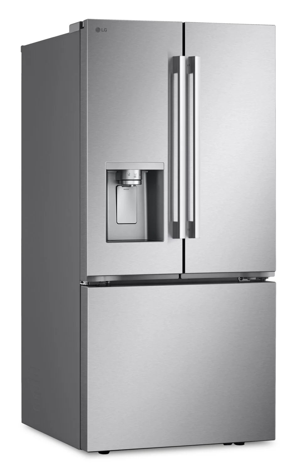 Réfrigérateur LG 25 pi³ Portes Françaises 33" Glace Double