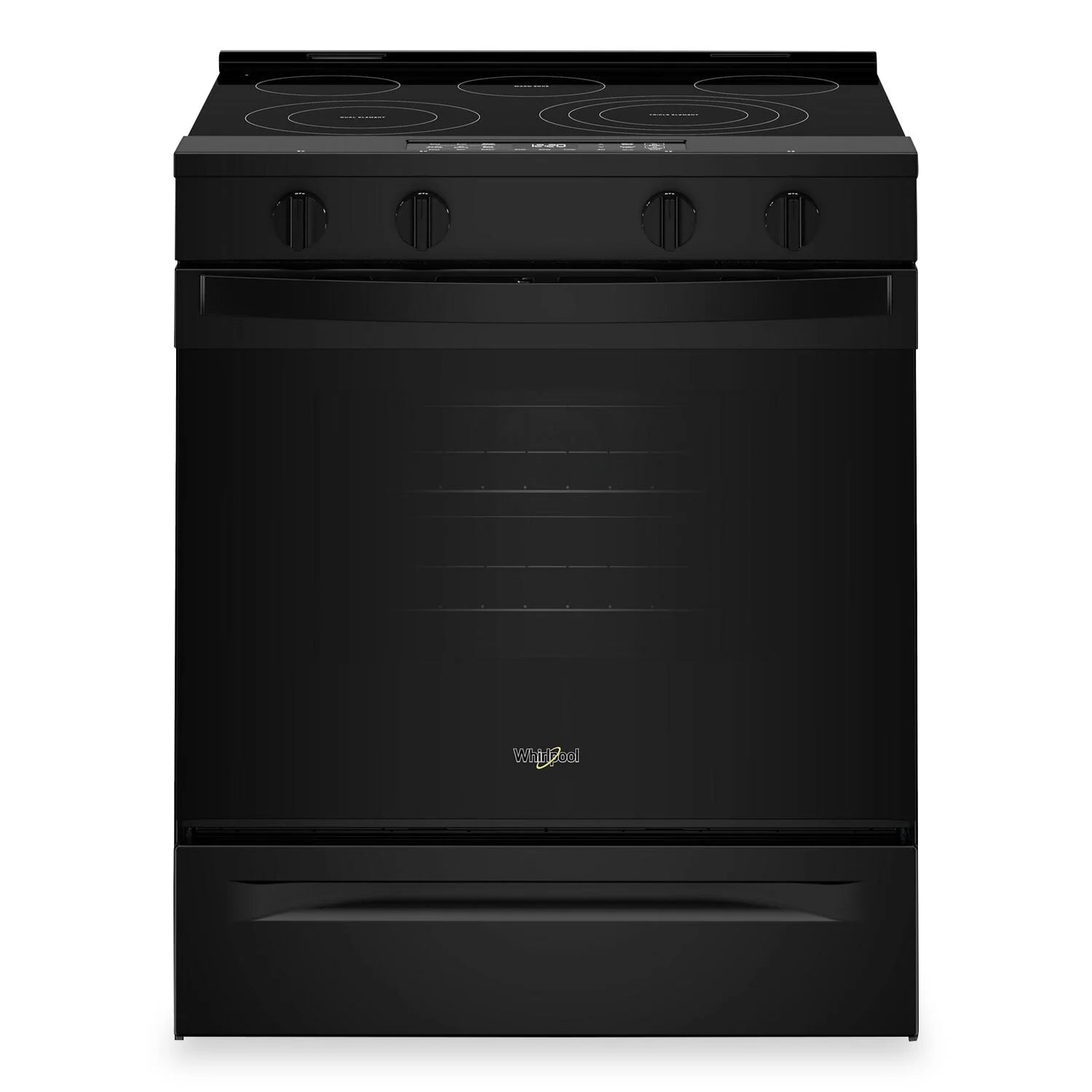 Cuisinière Whirlpool 5,3 pi³ Air Fry Noire YWSES5030SB